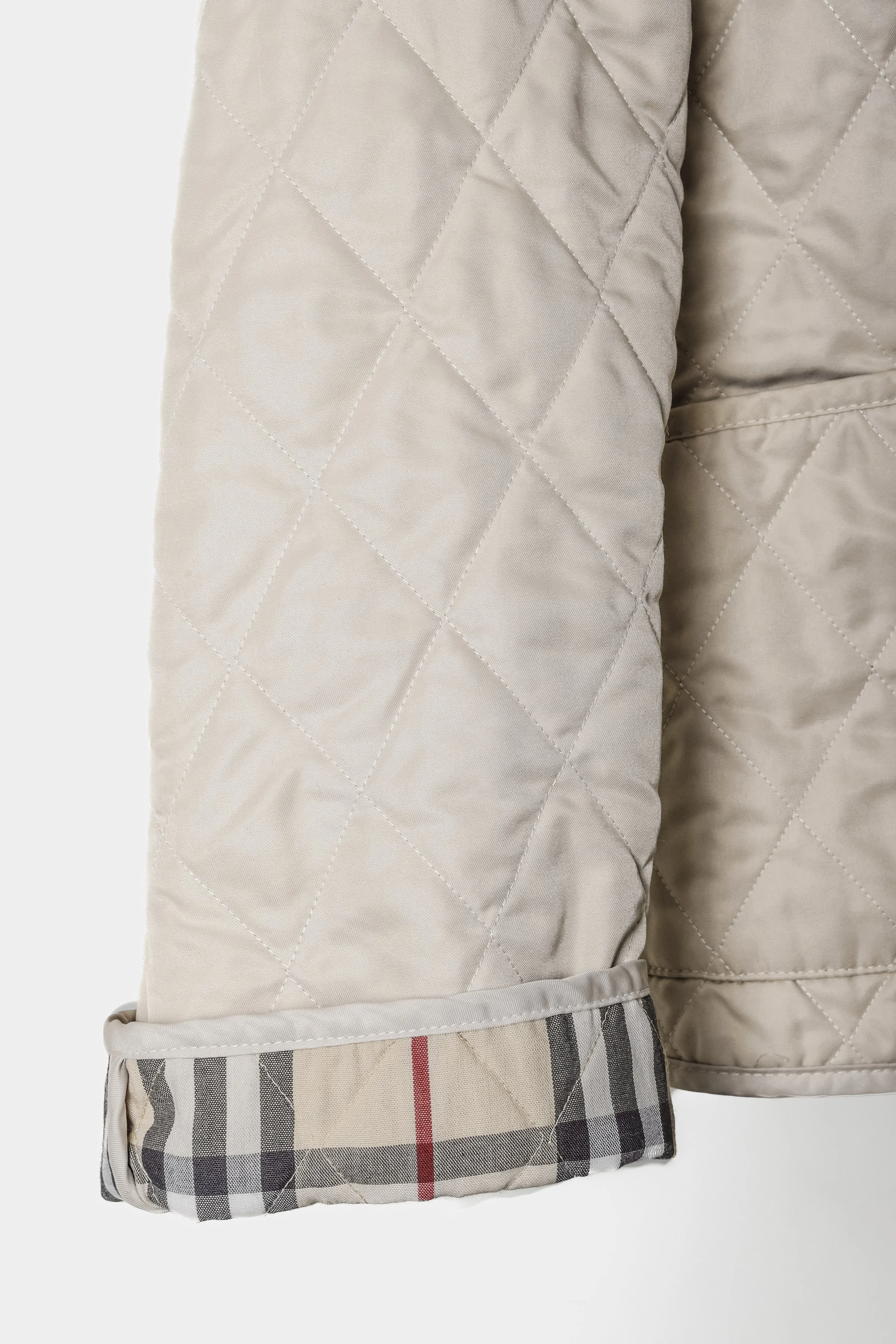 Burberry Cream Quilted Jacket BLOGGER ARMOIRE